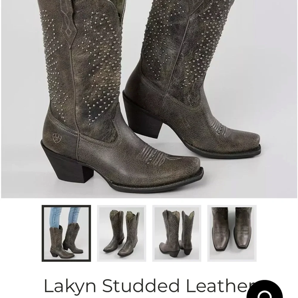 Ariat Lakyn Studded Western Cowboy Boots Woman’s 7B - Picture 8 of 8